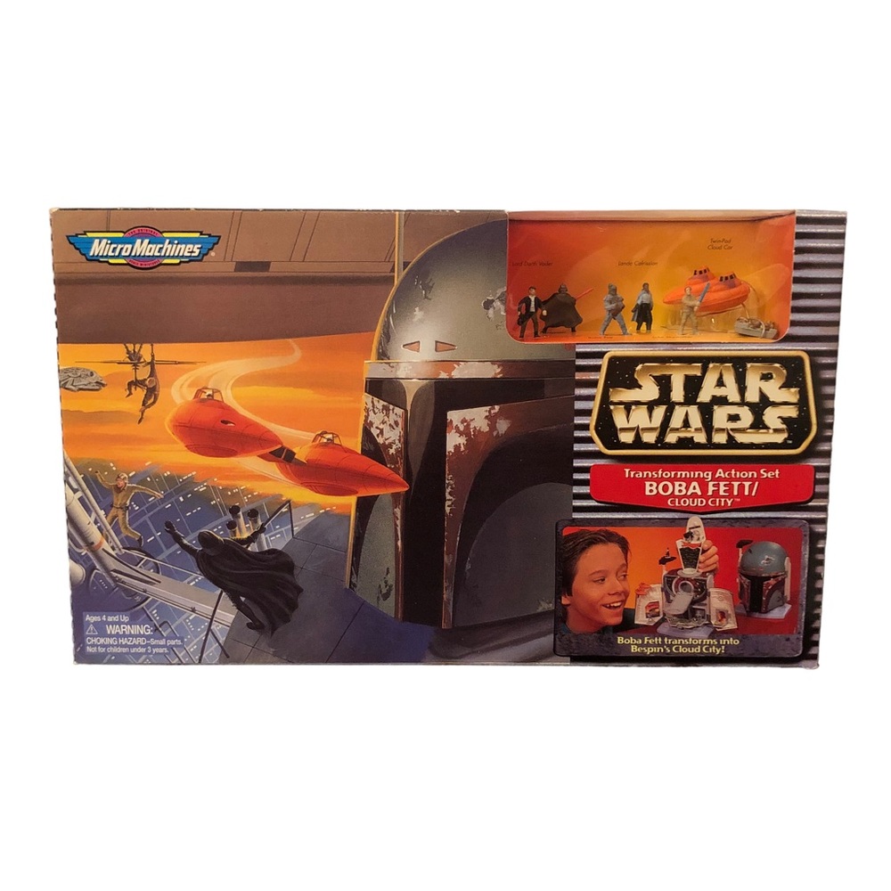 Star Wars Micro Machines Boba Fett/Cloud City Playset - Picture 2 of 14